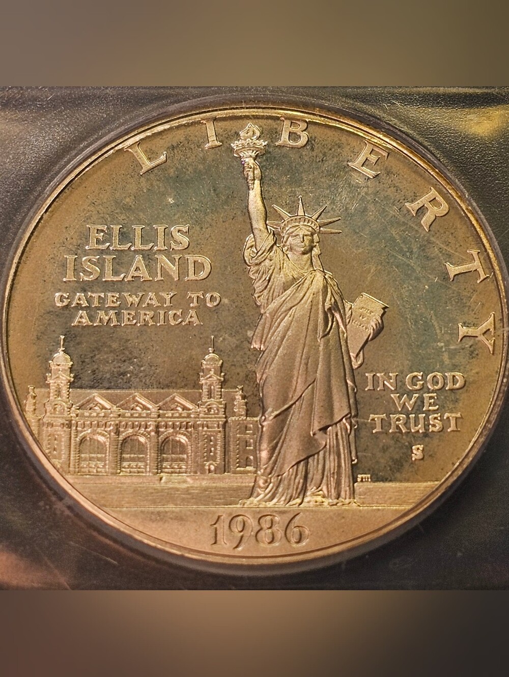 1986-S Statue Of Liberty Centennial Silver Dollar